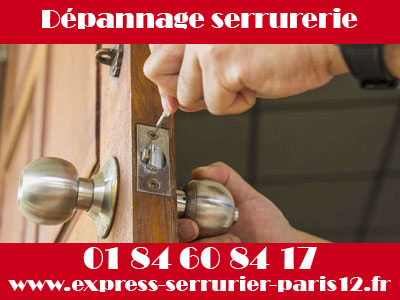 Dépannage serrurerie Paris 12