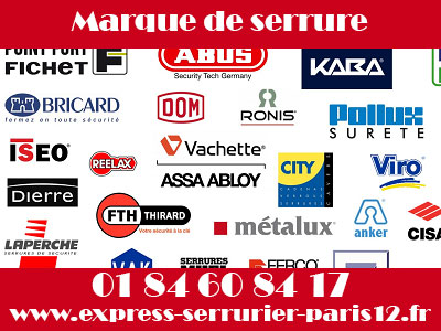 Tarif serrurier Paris 12 : des grandes marques à prix réduit